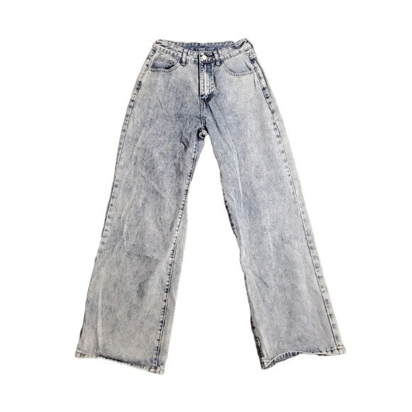 HIGH Waist Wide Leg Jeans - Picture 1 of 9